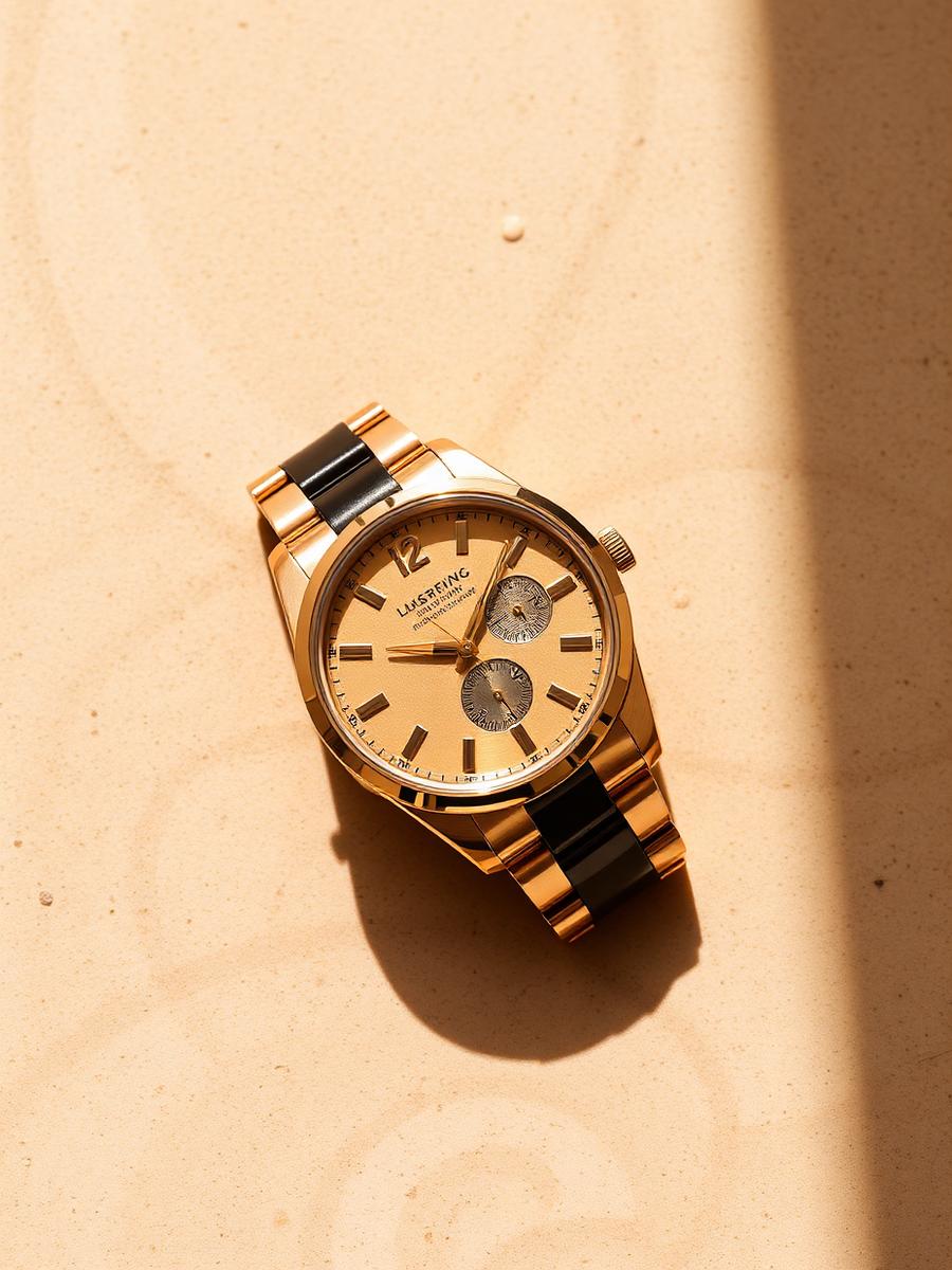 Montre Minimale Dorée